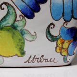 Large vintage Italian bottle vase from the 60s-80s in the style of Innocenti.