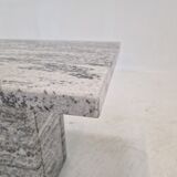 Side table in granite, 1980s