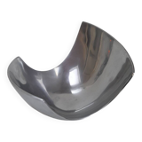 Asymmetrical aluminium fruit dish from the 90s.