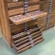 Double oak printer furniture from the 1930s