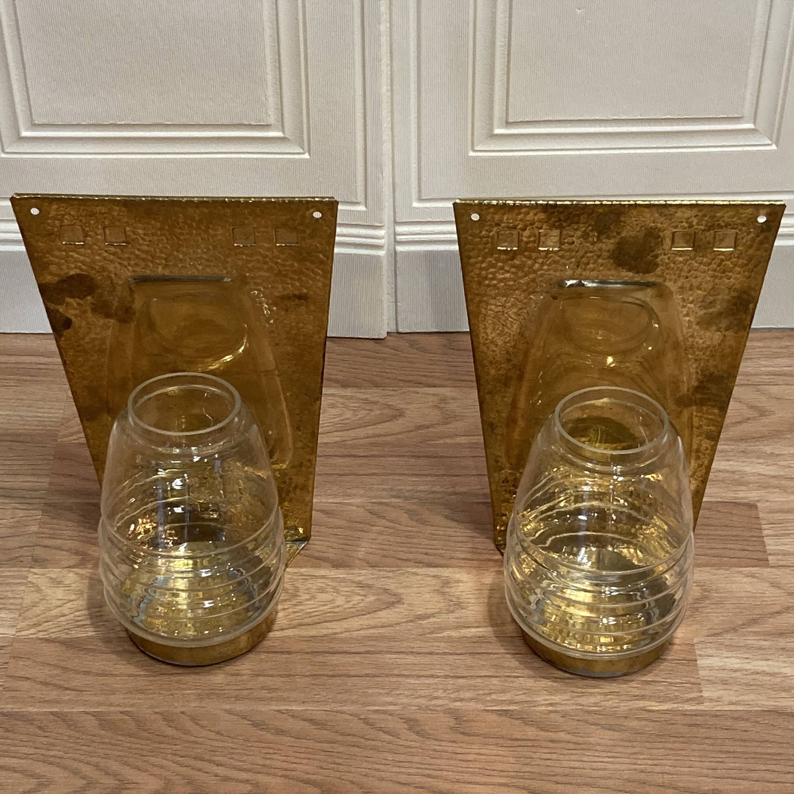 Pair of Scandinavian design candle holders from the 1960s.