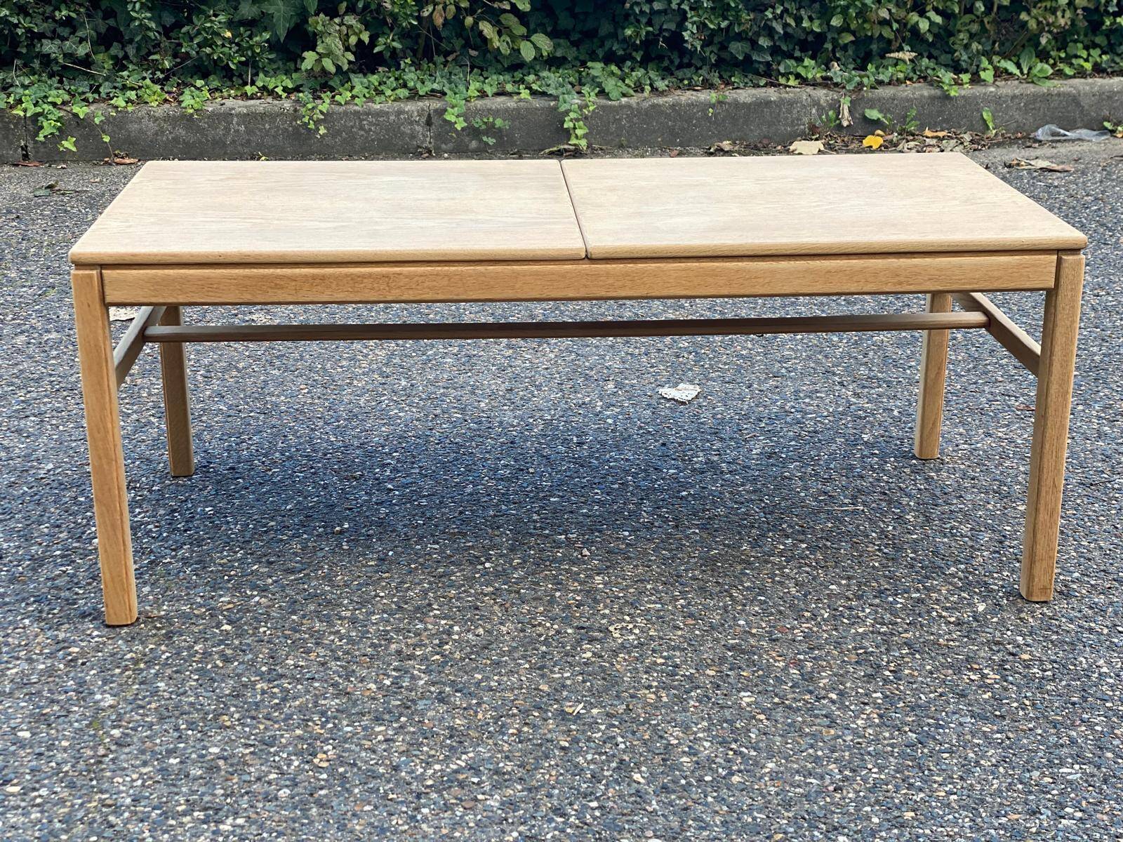 60s Scandinavian Oak Coffee Table "Casino" by Tingströms