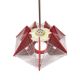 "Rozwój" Kłobuck hanging string lamp, Polish design from the PRL 1970