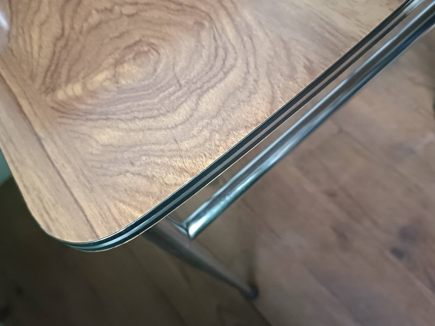 Two vintage Formica chairs