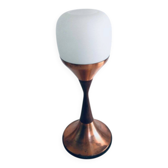 Mid-Century Modern Scandinavian Atomic Low Floor Lamp, Denmark, 1950s