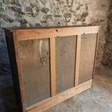 Oak sliding door wardrobe, 1920s