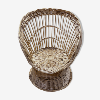 Child rattan armchair