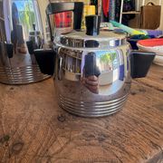 ☕ Vintage Art Deco tea set – Saint Louis in pure copper and