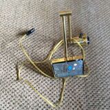 Wall lamp in gold metal