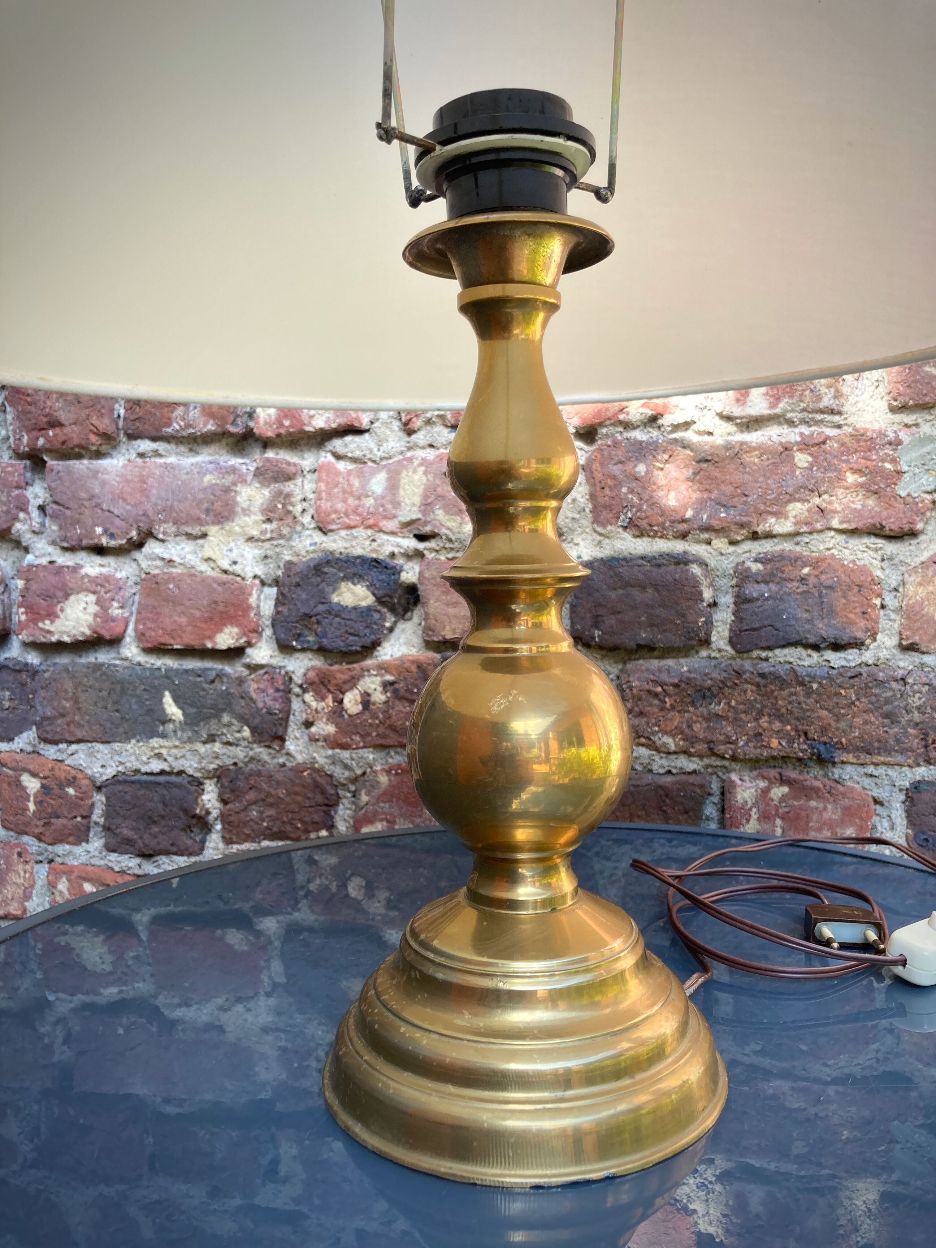 Vintage brass table lamp