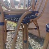 Set of 6 rattan chairs