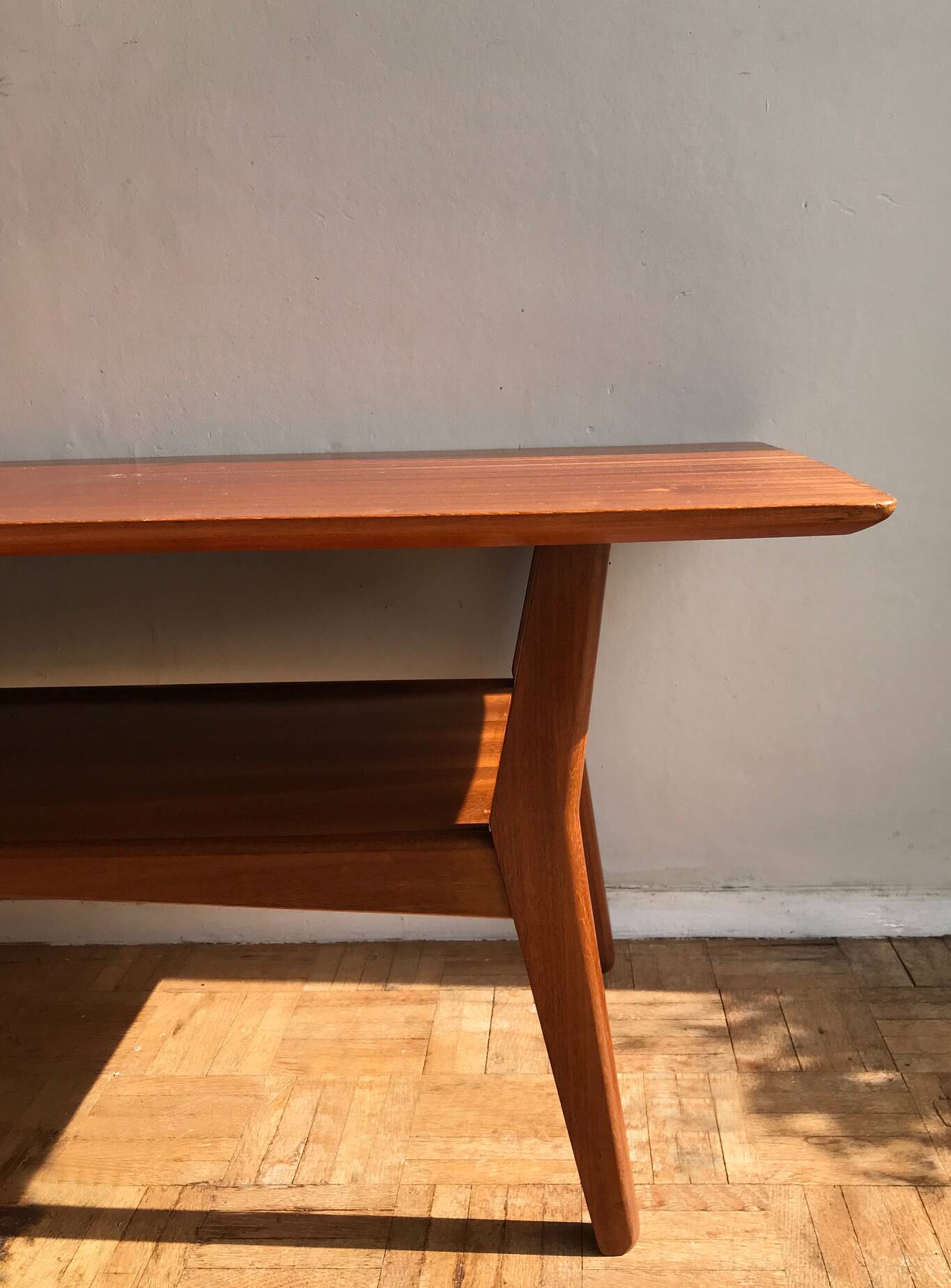 Table basse en teck des années 1960