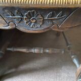 Set of 2 wooden armchairs