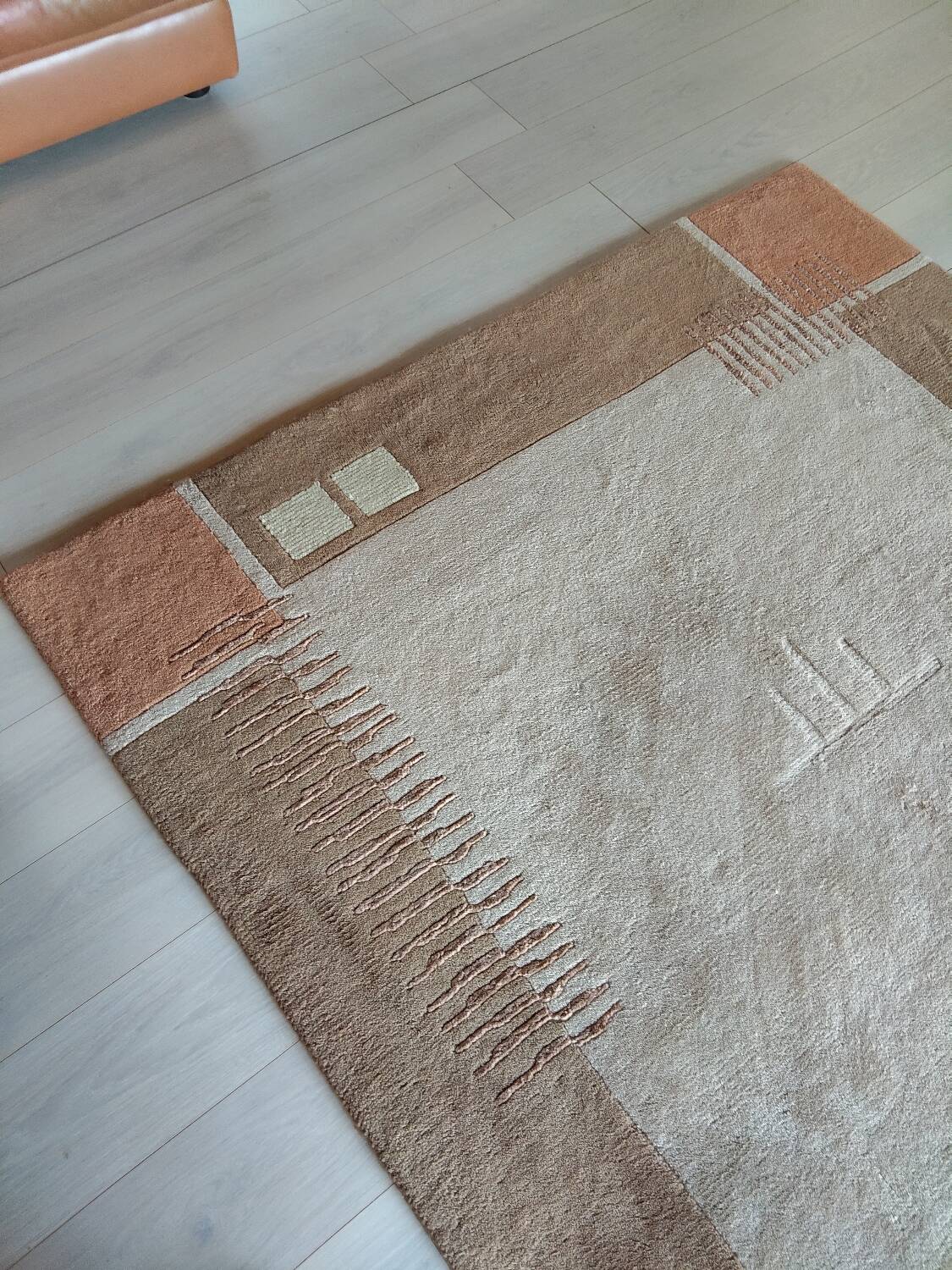Hand-knotted wool rug 170x240 – Terra Home Editions – terra palette