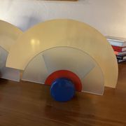 Pair of wall lights, Arlus, 1980