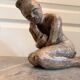 Sculpture Statue Terre Cuite Poterie Nu Féminin abstrait Femme Art Africain