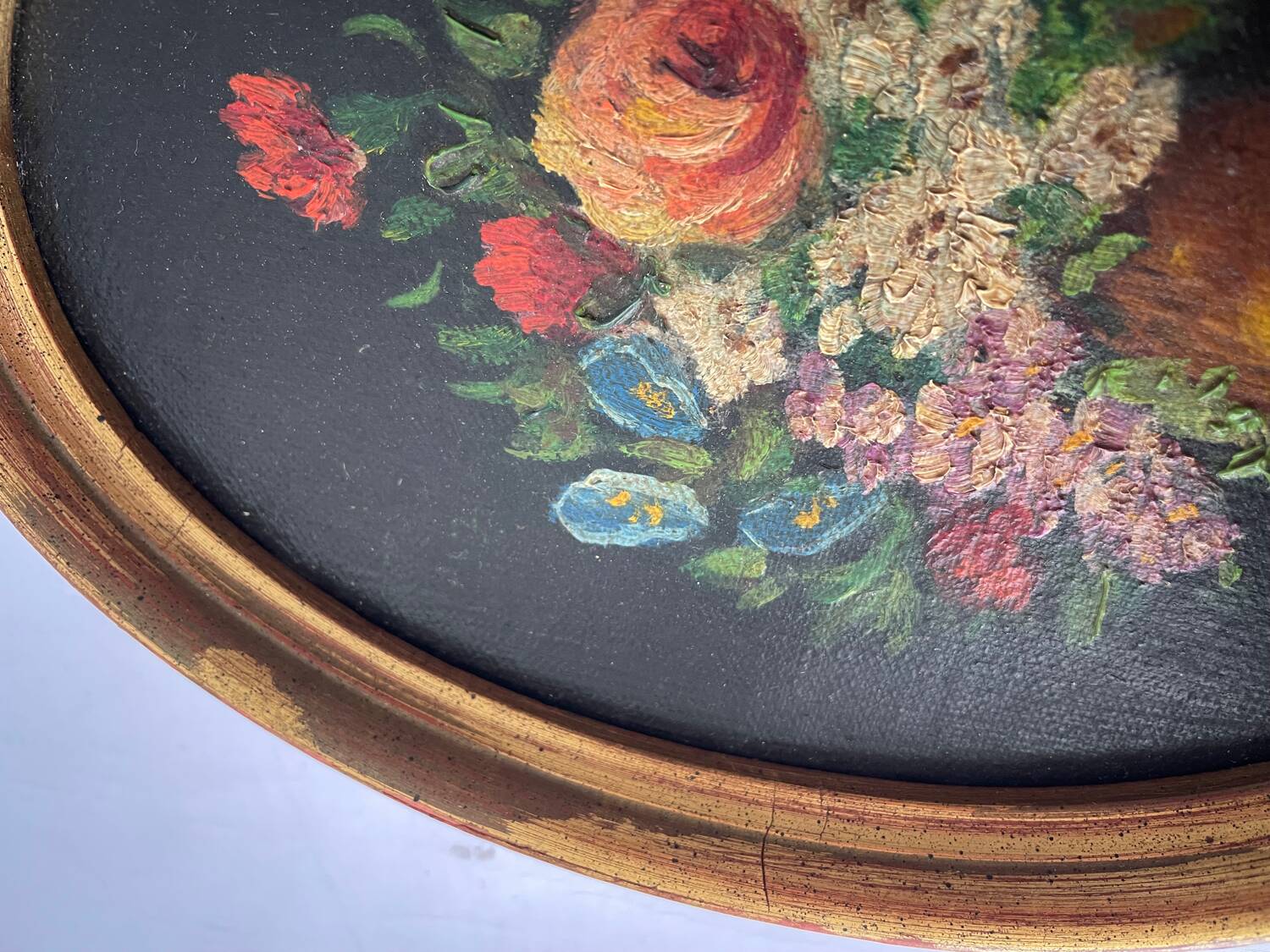 Duo of paintings "bouquet of flowers"