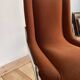Série de 4 chaises vintage pied chromé
