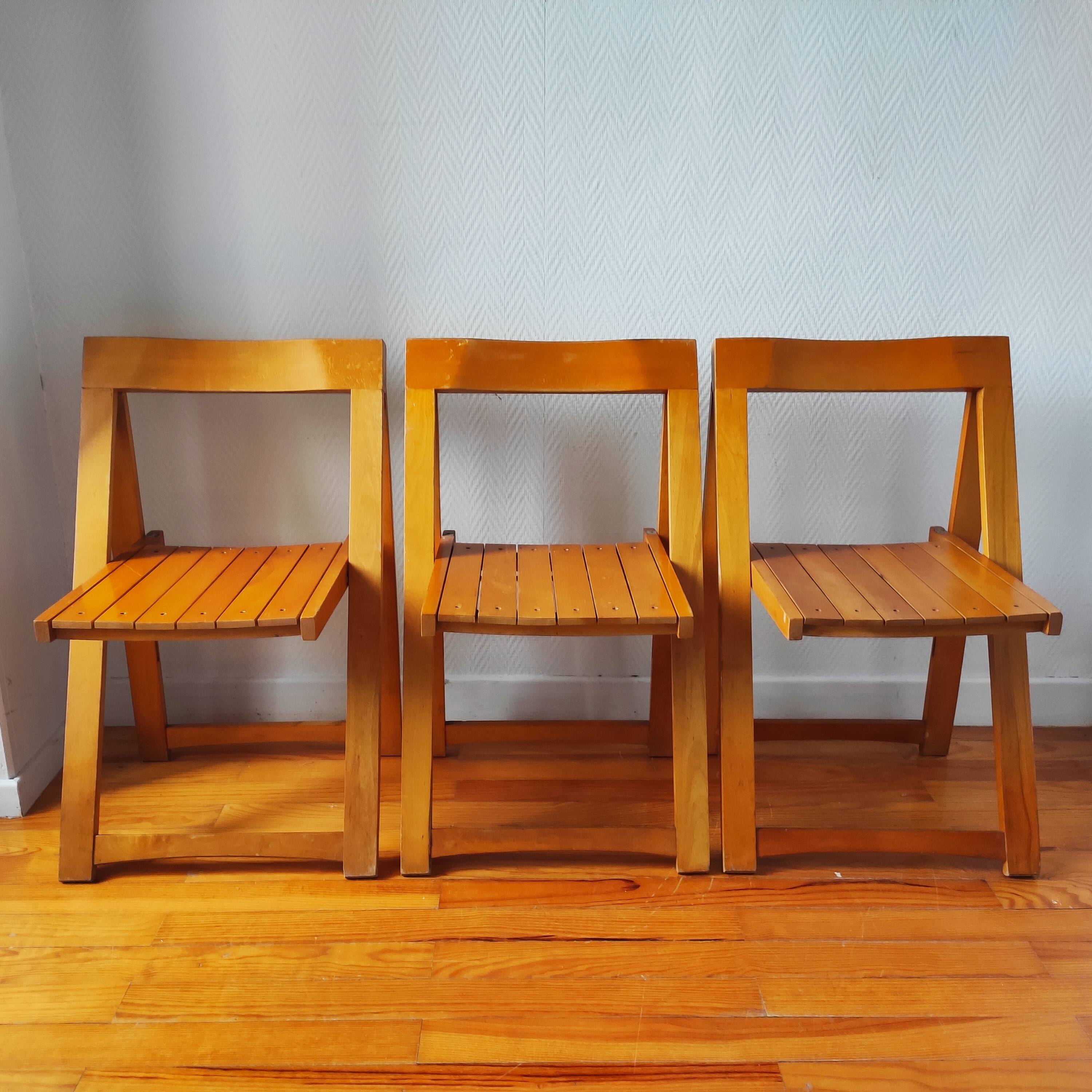 Vintage folding chairs