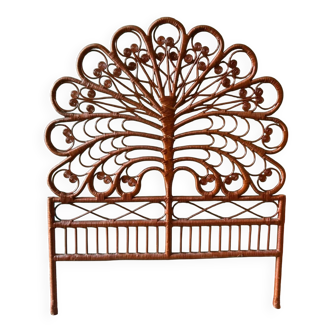 Tête de lit Peacock en rotin