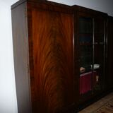 English mahogany library
