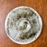 Signed glazed stoneware pot