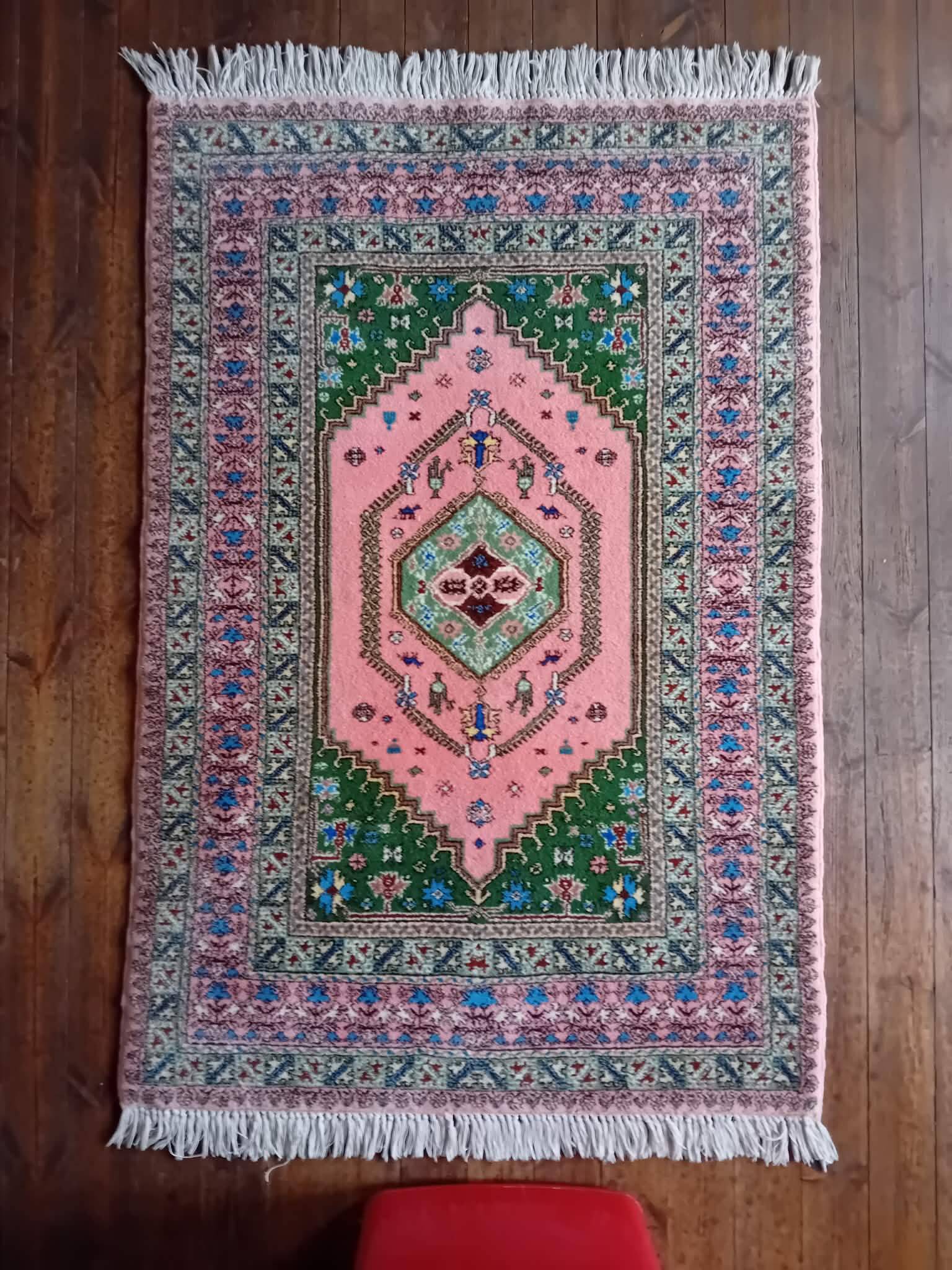 Handmade Berber rug Rabat 178x120cm