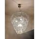 Contemporary Modern Clear "Petals" Glass Chandelier