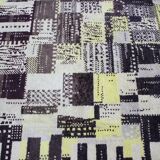 Rare beautiful hand made abstract design wool carpet / rug, 1940s