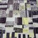 Rare beautiful hand made abstract design wool carpet / rug, 1940s