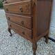 Secretary desk with a hump, oak