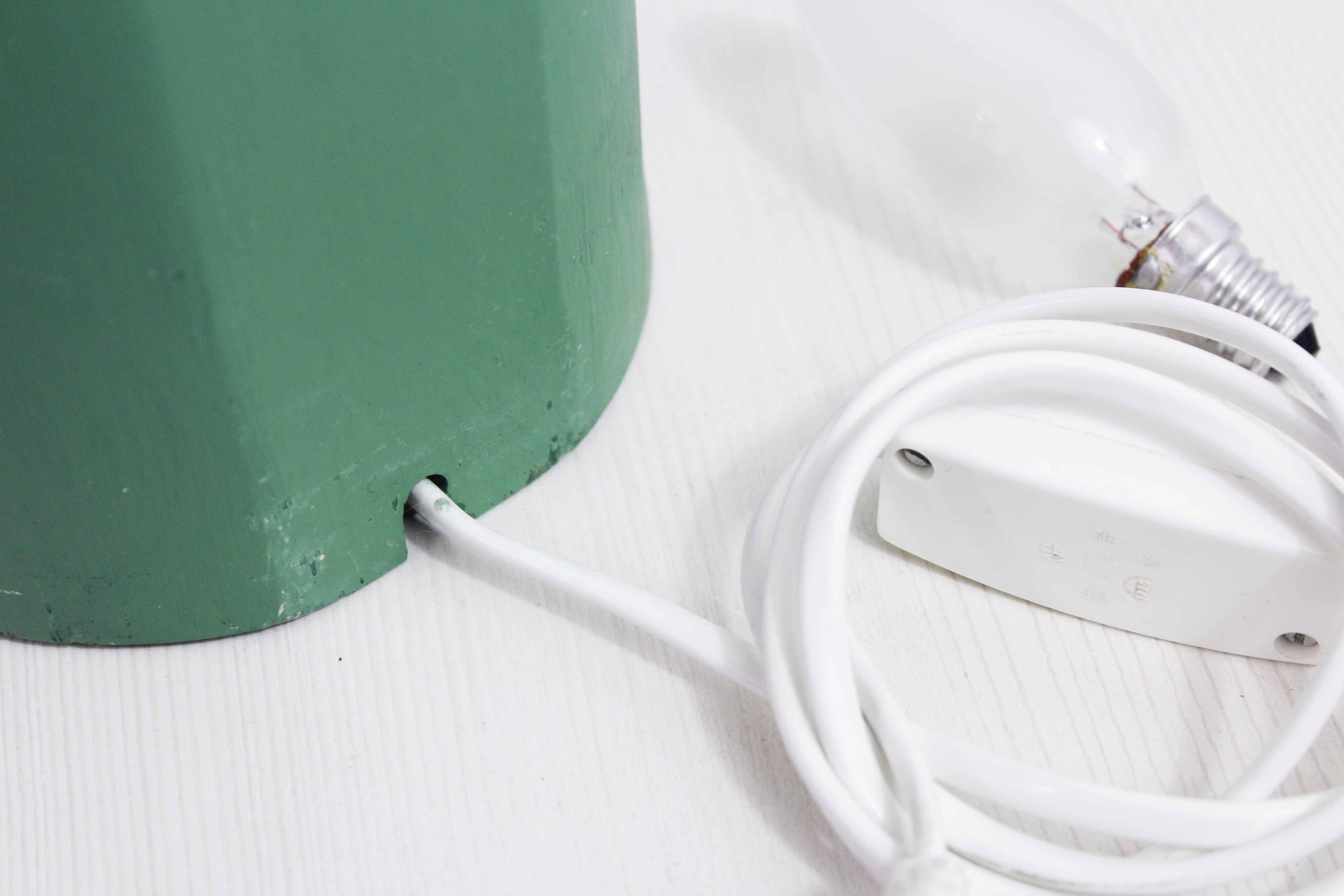 Table or hanging lamp, wood and glass, 1970