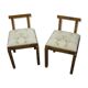 2 chaises Art déco