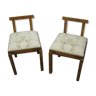 2 chaises Art déco