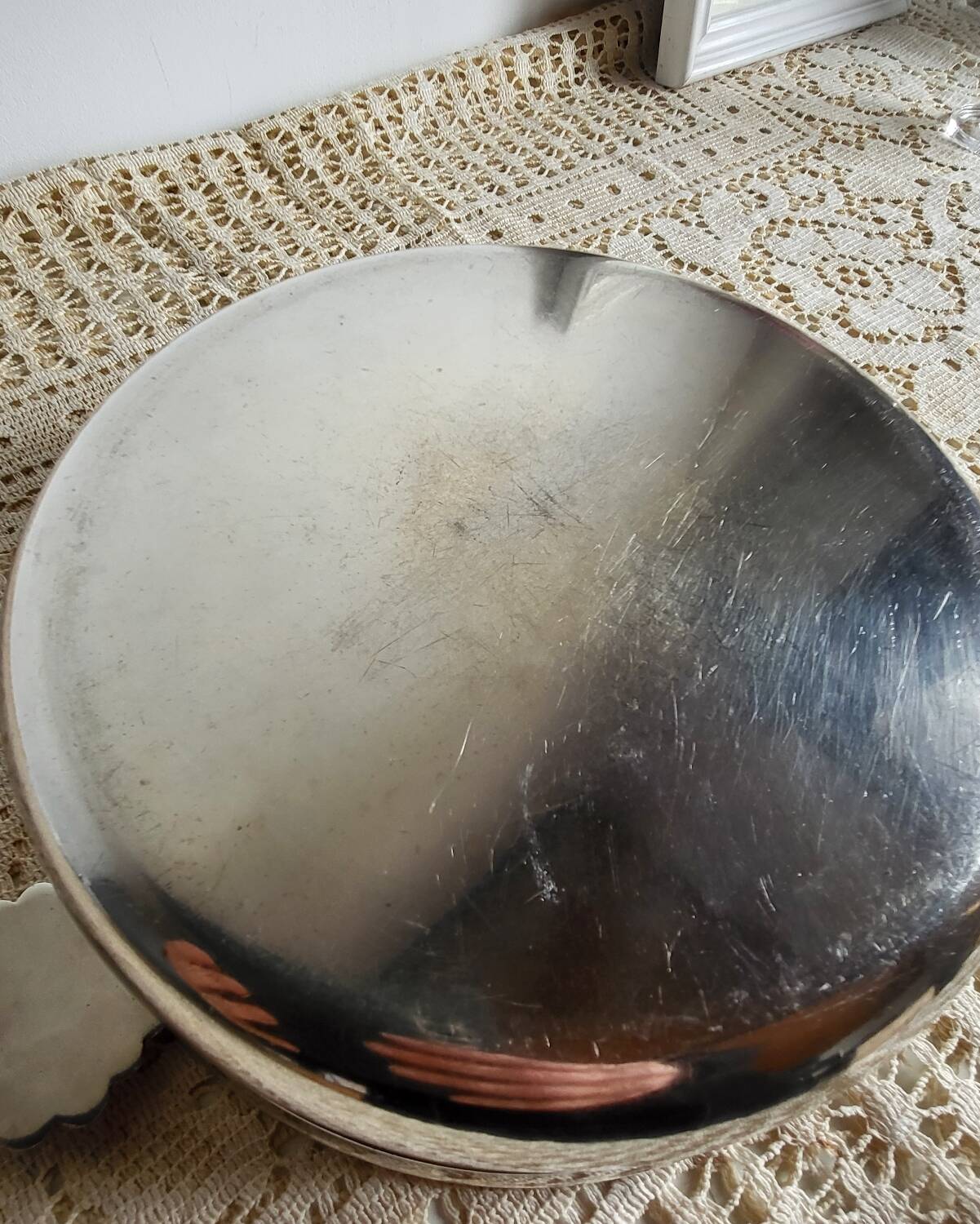 Silver-plated dish Meurgey Paris