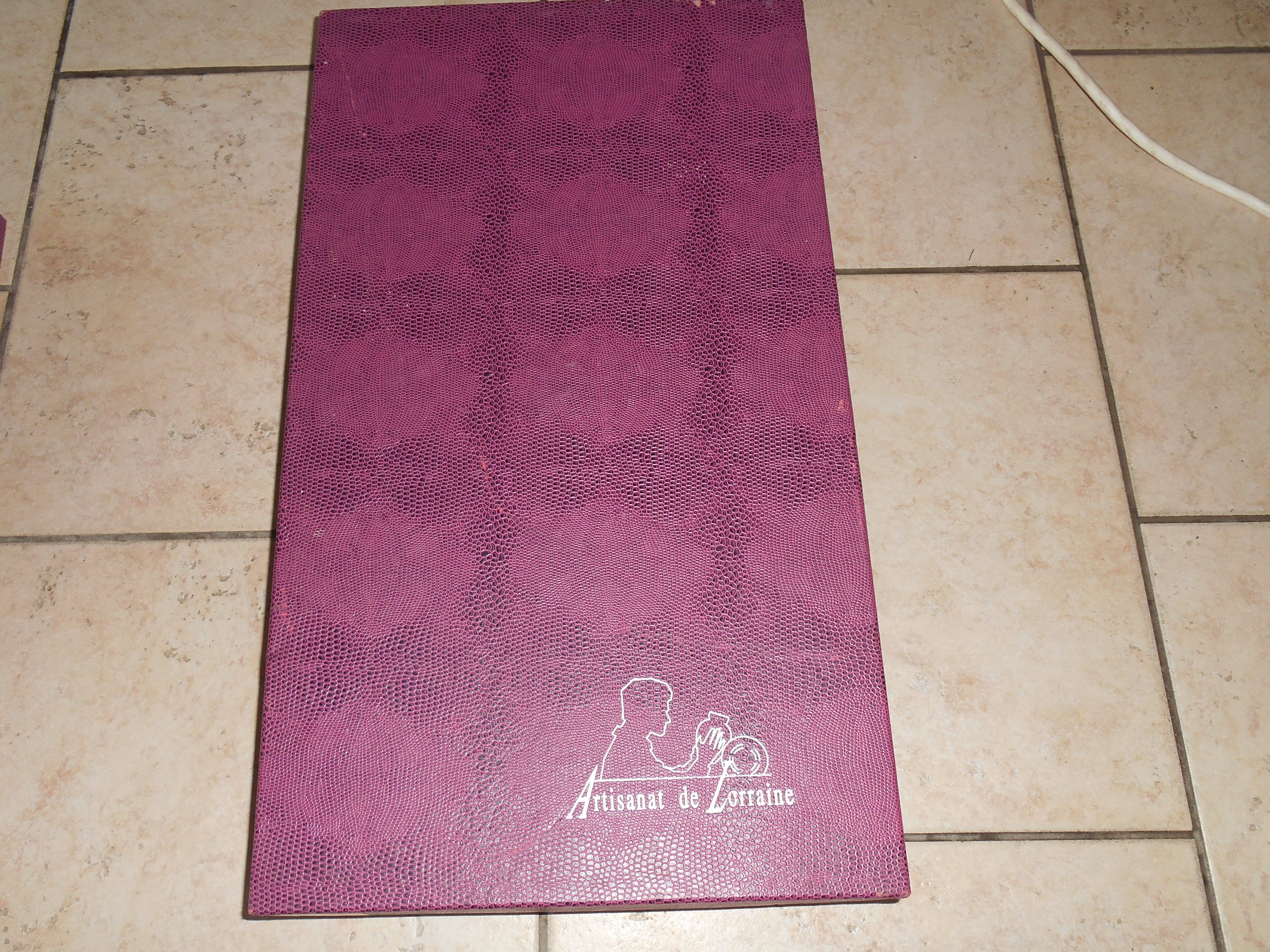 6 Lorraine crystal champagne flutes