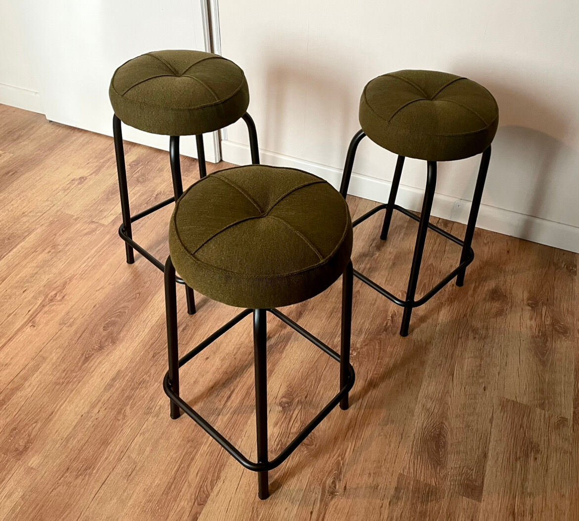 Restored high stools
