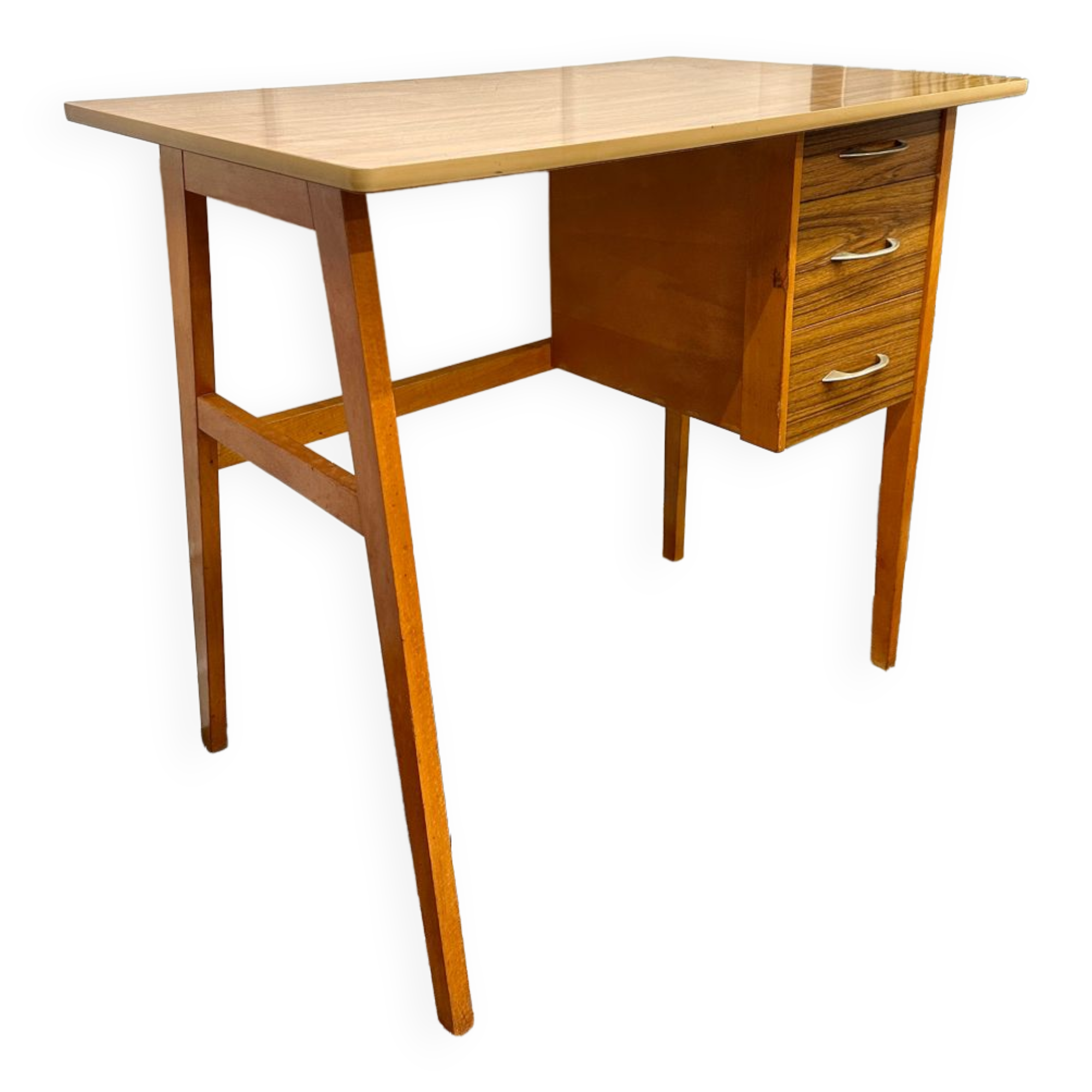 Desk formica compass legs