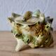 Vintage tea service in glazed ceramic - shape of conchs or shells