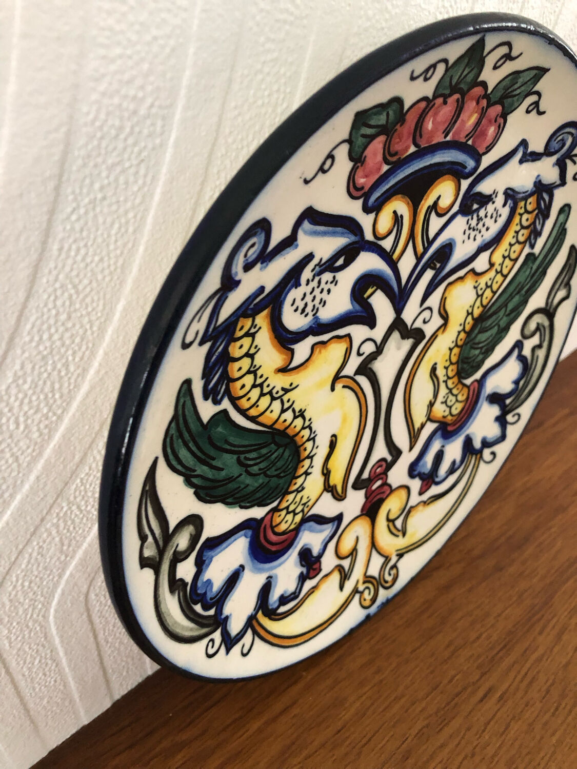 Decorative ceramic plate Pascual Zorrilla