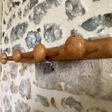 Antique wooden coat hook