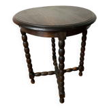 Turned wooden table