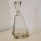 Art Deco geometric glass whisky decanter 550 ml