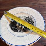 12 assiettes Digoin Sarreguemines, 12 mois à la campagne