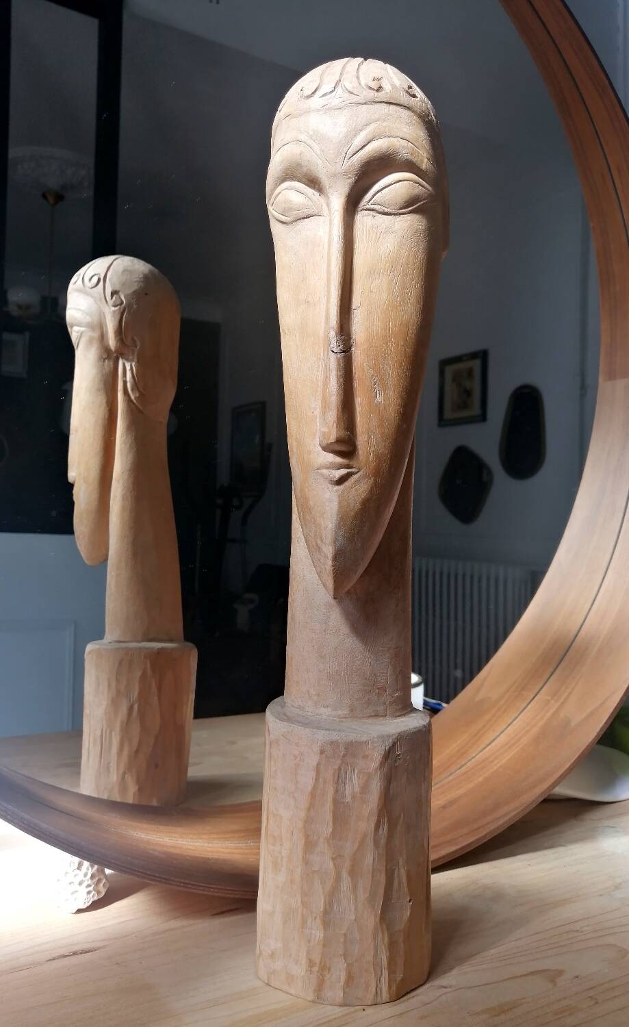 Wood sculpture