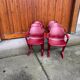 Set of 6 Bordeaux Kangourou chairs in plastic by Ernst Moeckl (1968) — sculptural design