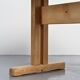 Solid pine table, Les Arcs, France.