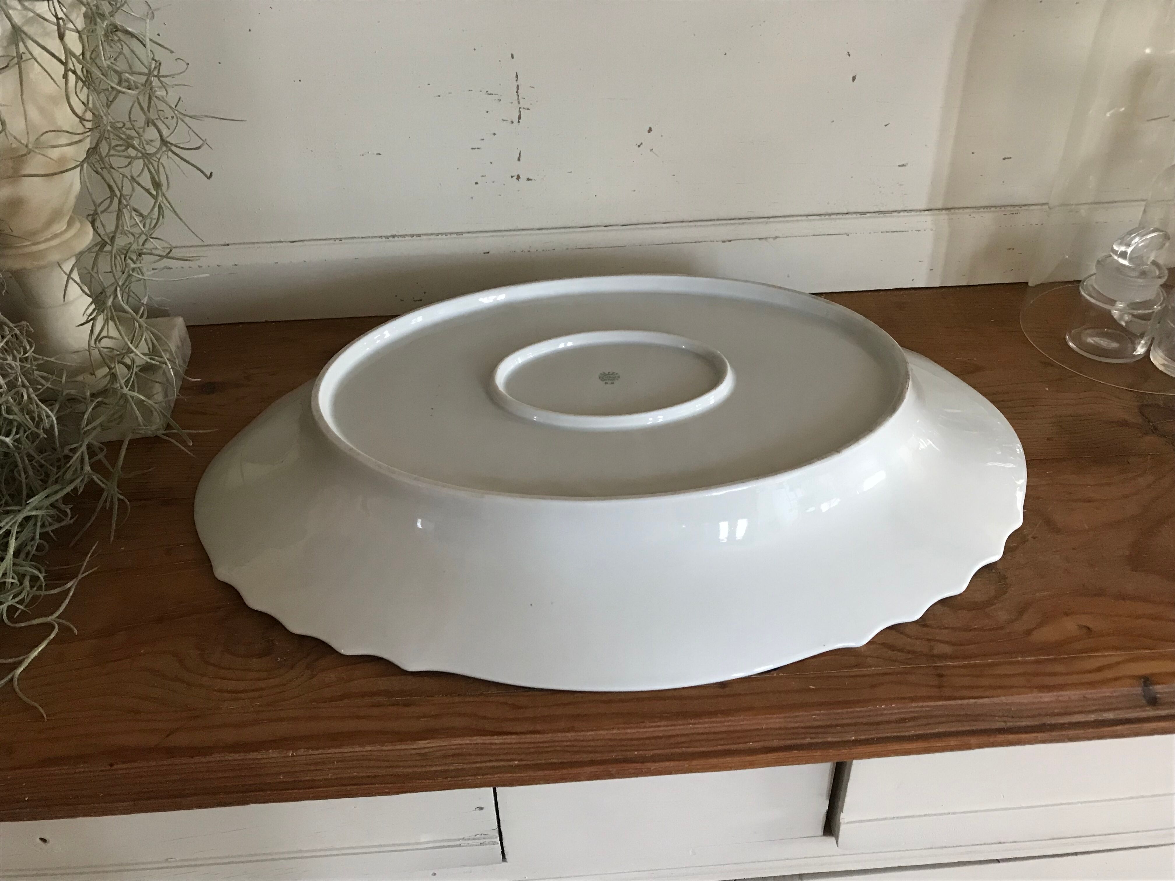 Italian porcelain oval dish