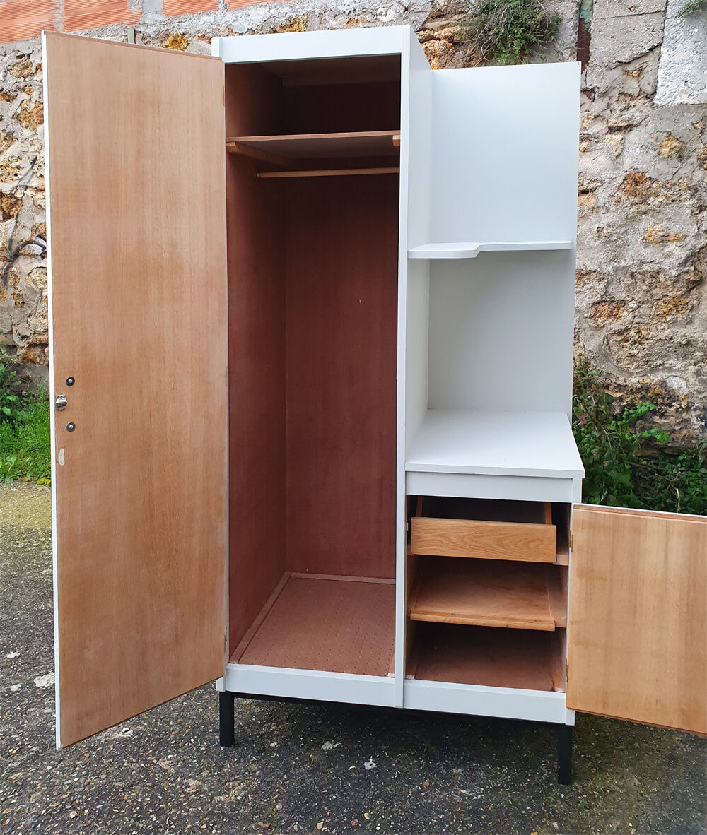 Boarding school or boarding school closet, wood, vintage, 50s