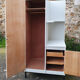 Boarding school or boarding school closet, wood, vintage, 50s